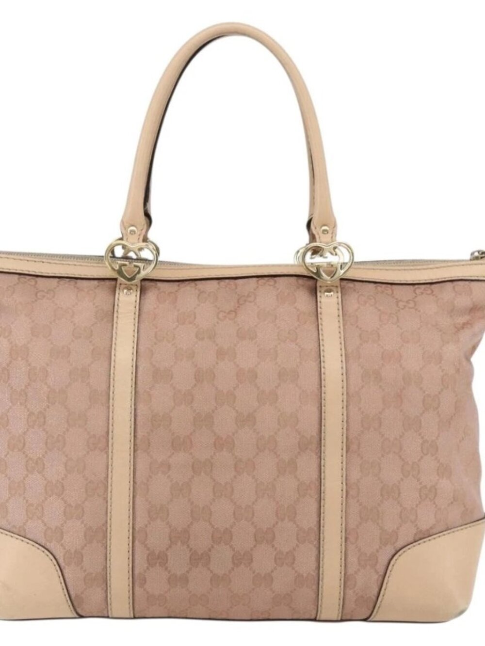 GUCCI Lovely Tote Bag Pink Gold 257068 Auth ka2044 - Picture 3 of 16